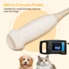 Handheld Ultrasound Machine for Pregnancy Horse Cows & Dog Cats Portable Veterinary Ultrasound Machine 5 Display Modes 5
