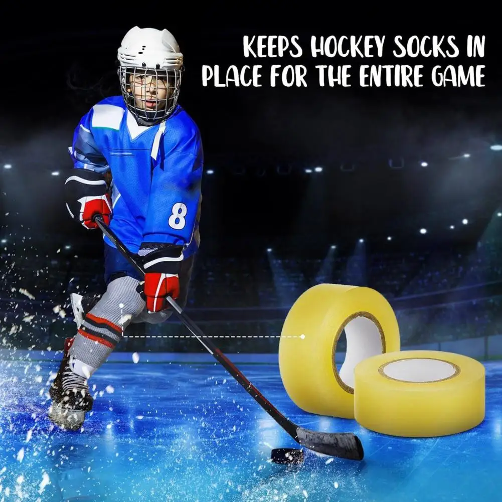 Sports Tape Hocket Stick Tape Premium Hockey for Shin Guards Hockey Sticks Baseball Adhesive Grip Protector for Ice Skates