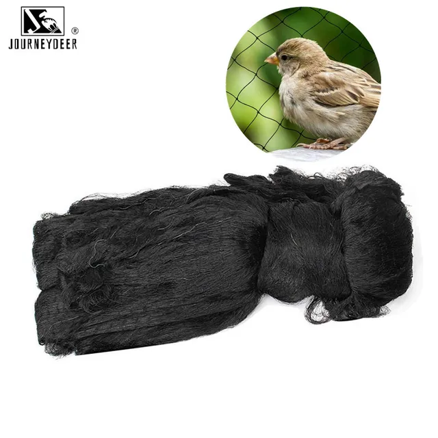 Anti Madár Madármegelőzés Háló Gyümölcs Növény Növényi Fák Kertjéhez 2Cm Nettó Lyuk 5X15/20 M-Es Fekete Nylon Madárháló