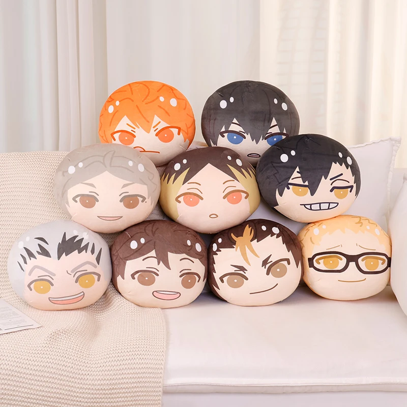 

Cute Haikyuu Plush Toy Shoyo Hinata Oikawa Tooru Kozume Kenma Plushies Lovely Doll Bag Pendant Throw Pillow Birthday Gifts
