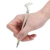 Mini Desktop Golf Ball Pen Holder with 3 Golf Cue Pens Plastic Golfer Souvenir Set Gift 3