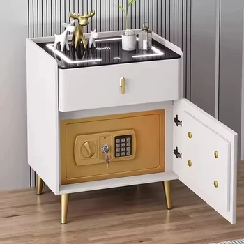Opal Smart Wooden Security Bedside Table 1