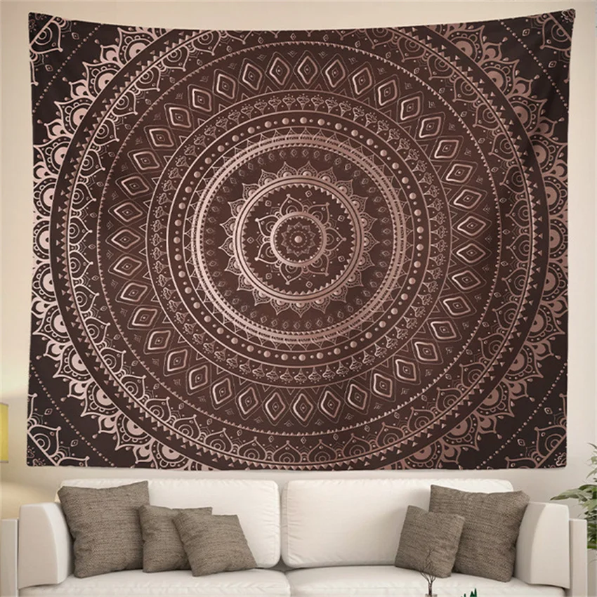 Top popular mandala tapestry abstract hanging painting bohemia bedroom wall cloth Dormitory background | Дом и сад