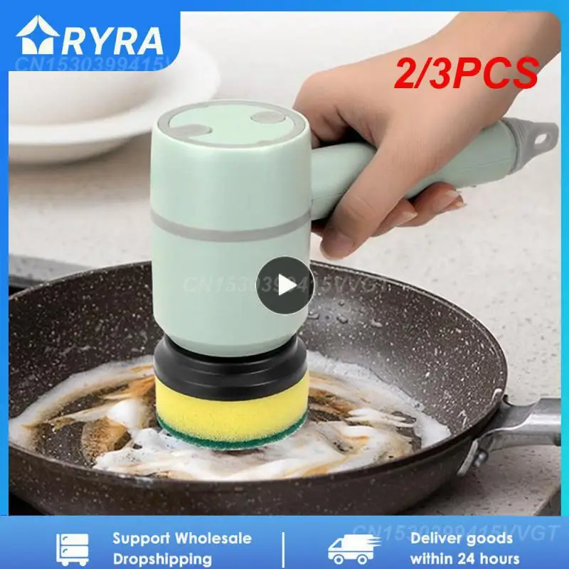 

Беспроводная электрическая щетка для мытья посуды, 2/3 шт.