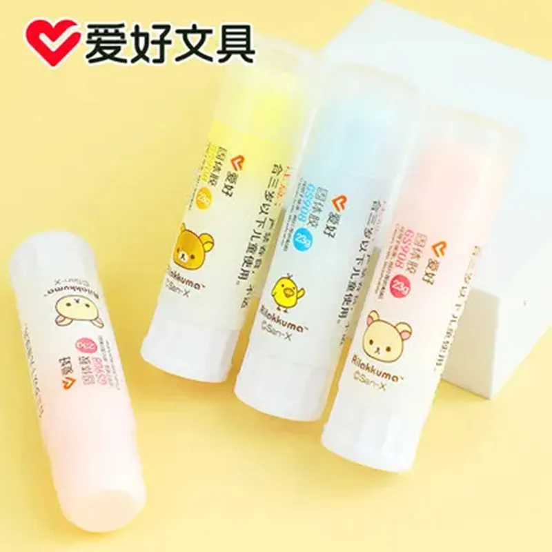 AIHAO Rilakkuma 강력한 접착제 스틱, 학교 사무용품, GS909, 36G