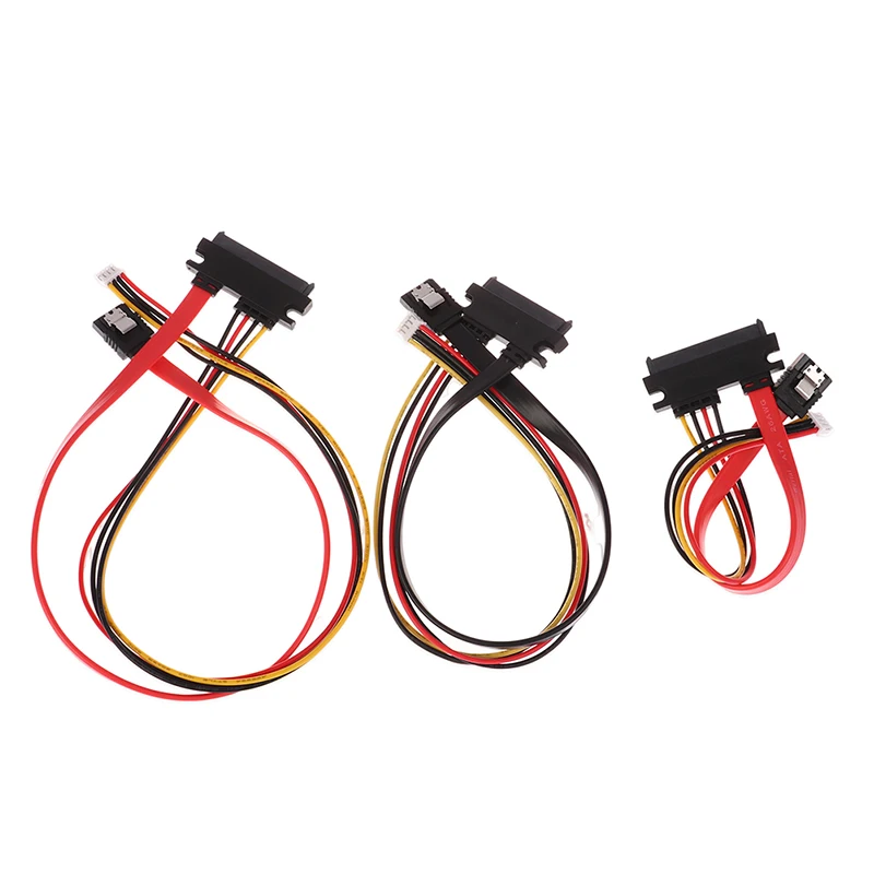 

1Pc 20cm Mini 4Pin+ SATA Power Cable 22(15+7)Pin to PH2.0/3.0 Hard Disk Optical Drive Data Cable Power Supply Cable