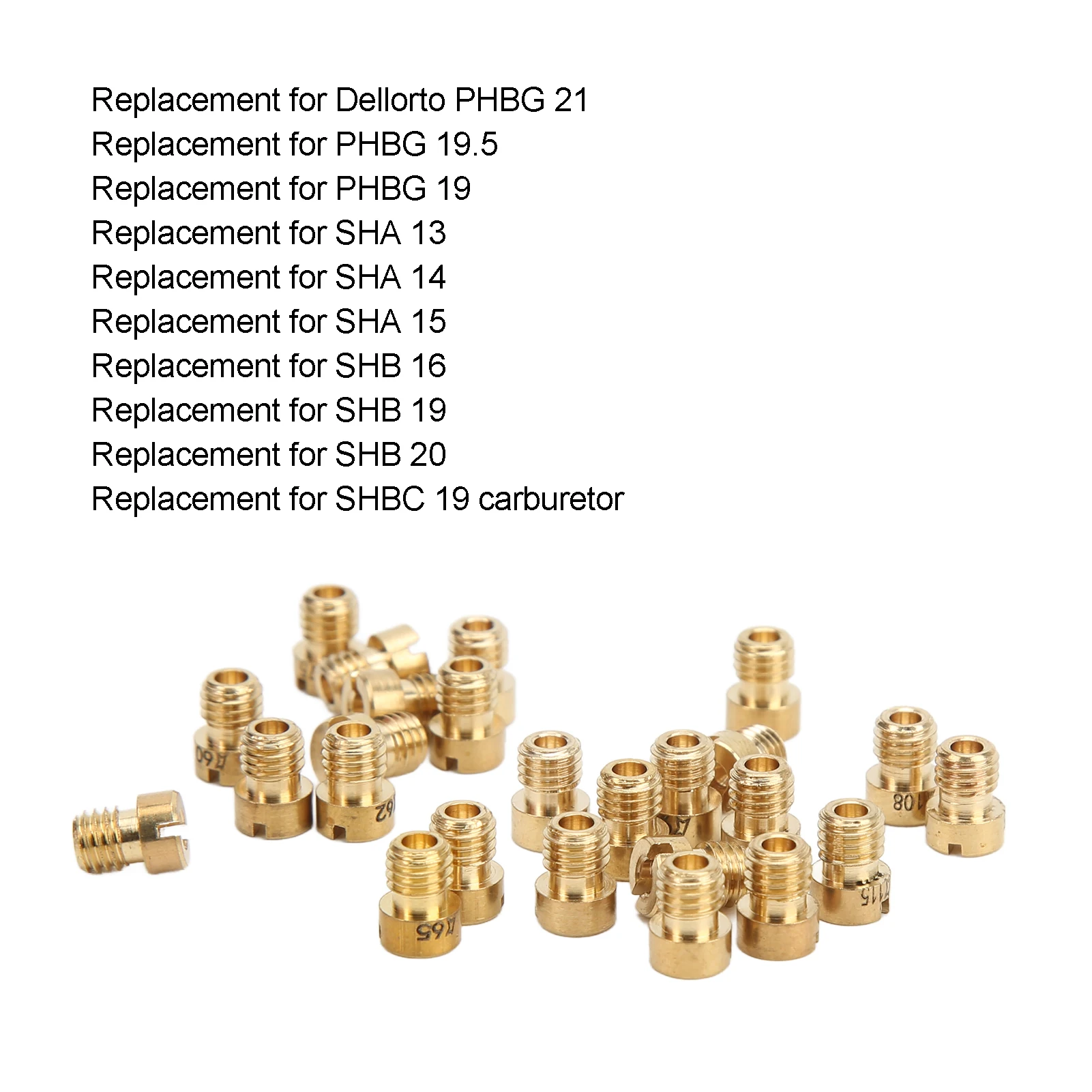 Carburetor Main Jet Set 55-115 M5 Replacement Thread 25pcs For Dellorto Carburetor PHBG Nozzle motorcycle carburetor,brush cutter carburetor,carburetor repair tool kit,carburetor repair tool,carburetor cleaner kit,carburetor cleaner