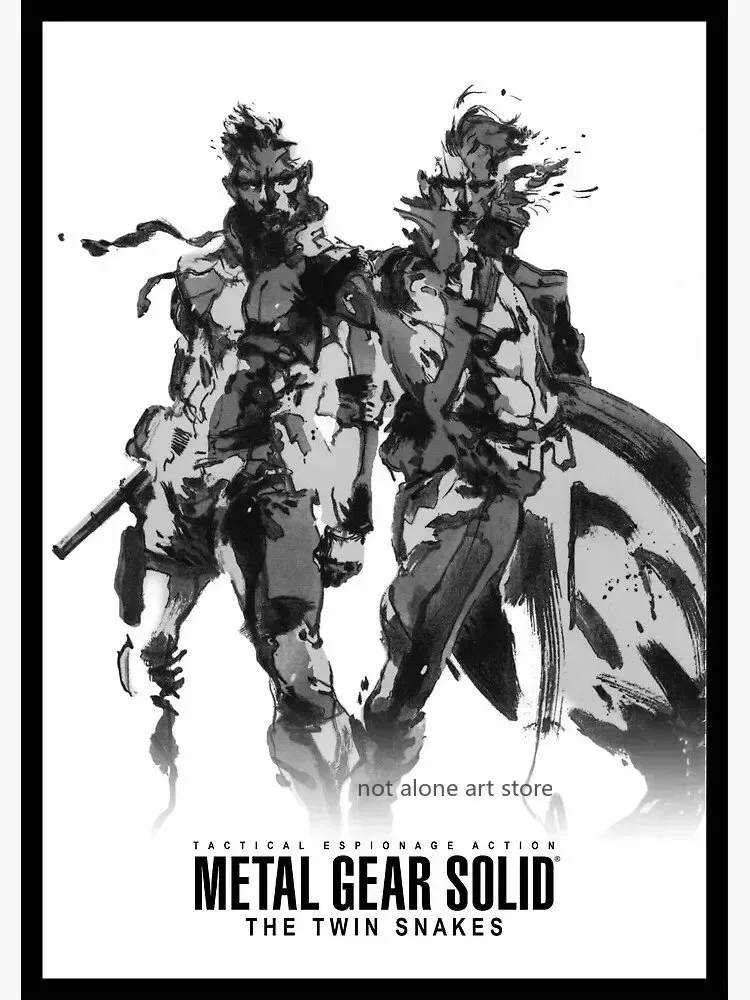 Metal Gear Solid Series Art Poster Canvas Painting - Home Decor Wall Print
