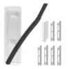 Eyebrow Razor Kit Beard Trimmer Dermaplaning Tool Shaper Facial Razor for Beard Moustache Razor With 6 Blade Sets 3