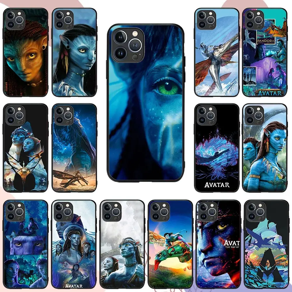 Tr-4 Avatar The Way Of Water Soft Case Per Iphone X Xs 6 6S Se 14 15 Pro Max Plus
