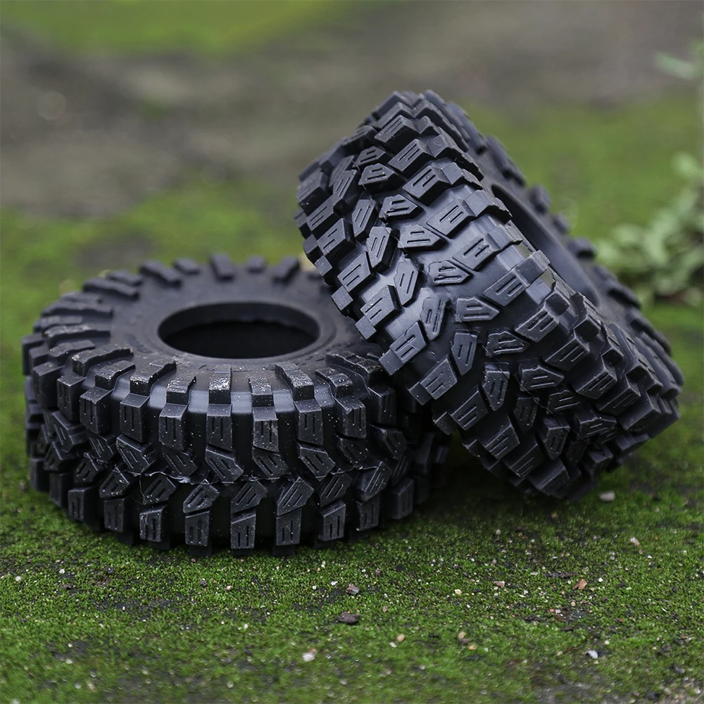 90mm 1.9 Gomma Ruota Pneumatico RC Pneumatico per RC Crawler 1/10 Modello di Auto Rock TRX4 Axial SCX10 90046 90047 MST jimny Tamiya D90 D110  26