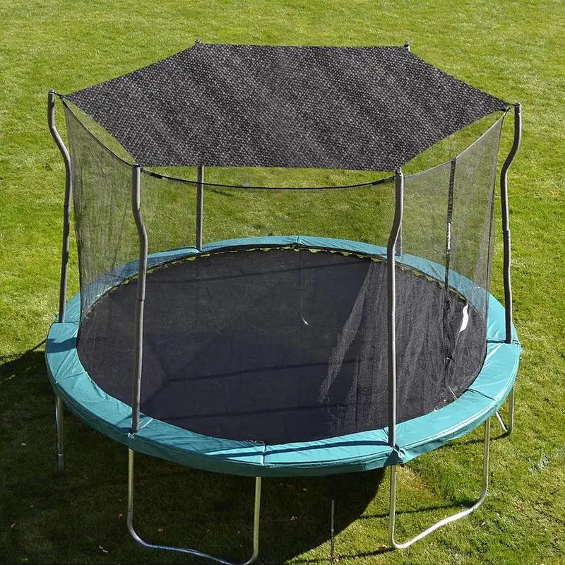 Couverture De Tente Pare-soleil Pour Trampoline De 6 à 14 Pieds, Housse De Protection Pour Trampoline, Compatible Avec Les Modèles De 6 Barres Et 8 Barres