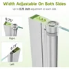 Bifold Shower Door, 30" W x 72" H, 1/4" Tempered Glass Shower Door, Foldable Shower Glass Door, Brushed Nickel Finish 3