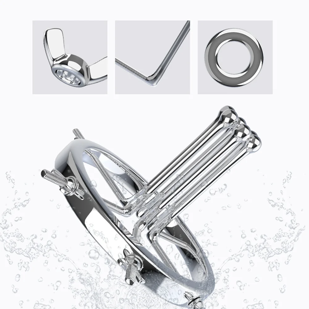Adjustable Huge Stainless Steel Anal Dilator Metal Vaginal Speculum Fisting Vaginal Dilator Anal Training dildos Adult Sex Toys