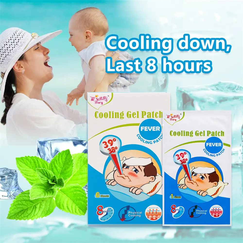 IforyCoolGelPatch10PcsCoolingPatchesforKidReliefPainand