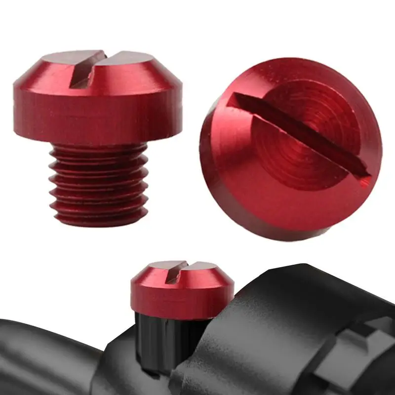 

Mirror Hole Plugs For Motorcycle 2 Pcs Aluminum Blanking Plugs Screws Rearview Mirror Blind Plug Covering Screws