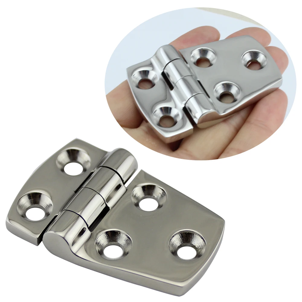 

Stainless Steel Boat Hatch Strap Utility Hinge Five-hole Hinges 2pcs 38*57mm,38*70mm