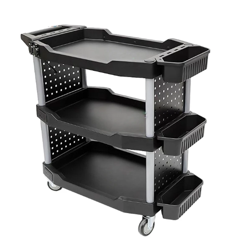 

multi - function three - layer cart cleaning car beauty cleaning equipment