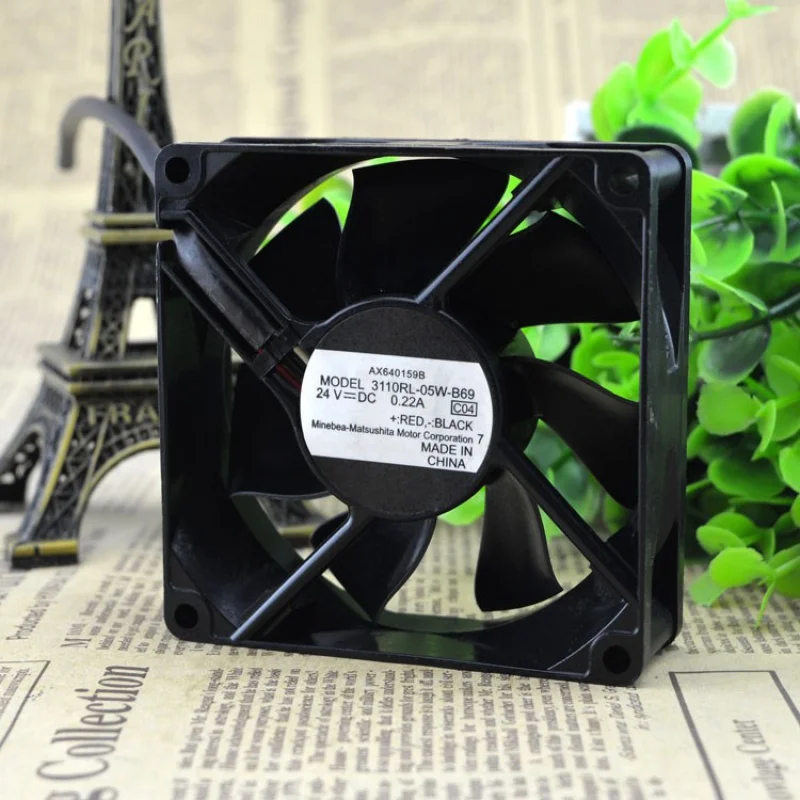 

8025 8cm 24v0.22a Double Ball Inverter/Server Fan 3110rl-05w-b69