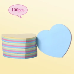Vibrant Patterned Sticky Notes Set - 100 - Piece Creative Self - Adhesive Notepaper Collection (Love)
