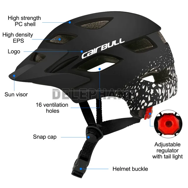 Casco Bicicleta Infantil Belda S-320 / Con Luz