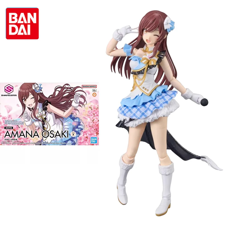 

Bandai Original 30MM 30MS THE IDOLM@STER SHINYCOLORS Anime AMANA OSAKI(COLOR A) Action Figure Toys Model Gifts for Children