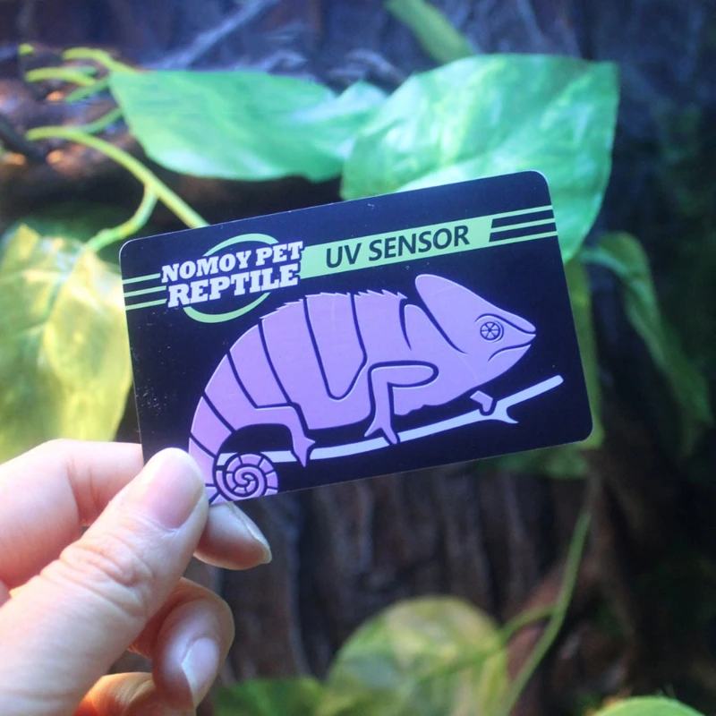 UVB Light Lamp Bulb Test Card UV Tests Paper Reptiles Terrarium Lamp Life Effective Tester Meter Pet Supplies