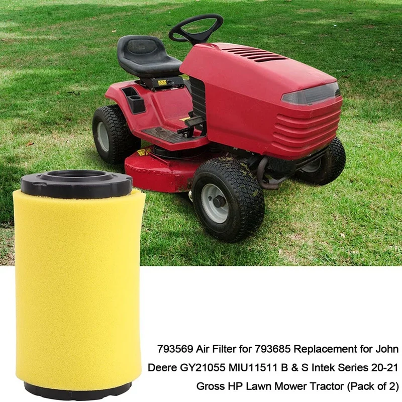 Air Filter 793569 For Briggs&Stratton 20 21HP MIU11511 GY21055 Lawn