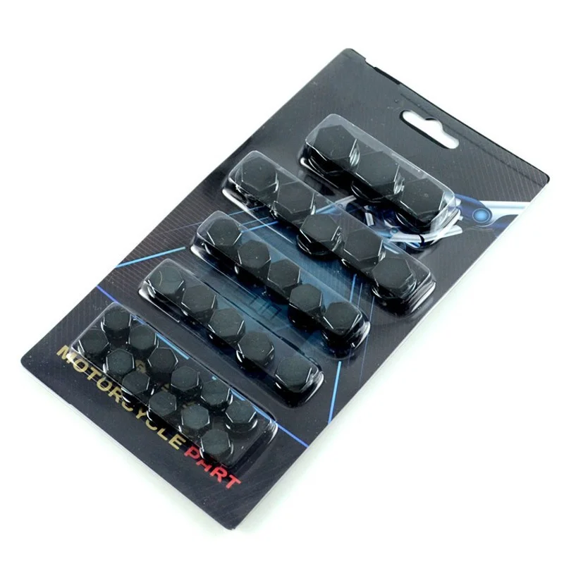 30pcs Motorcycle Screw Decoration Cover Plating Cap for Car Motor Scooters Electric Colored Nut Cover Motorcycle Accessories motorcycle screw caps motorcycle nut covers