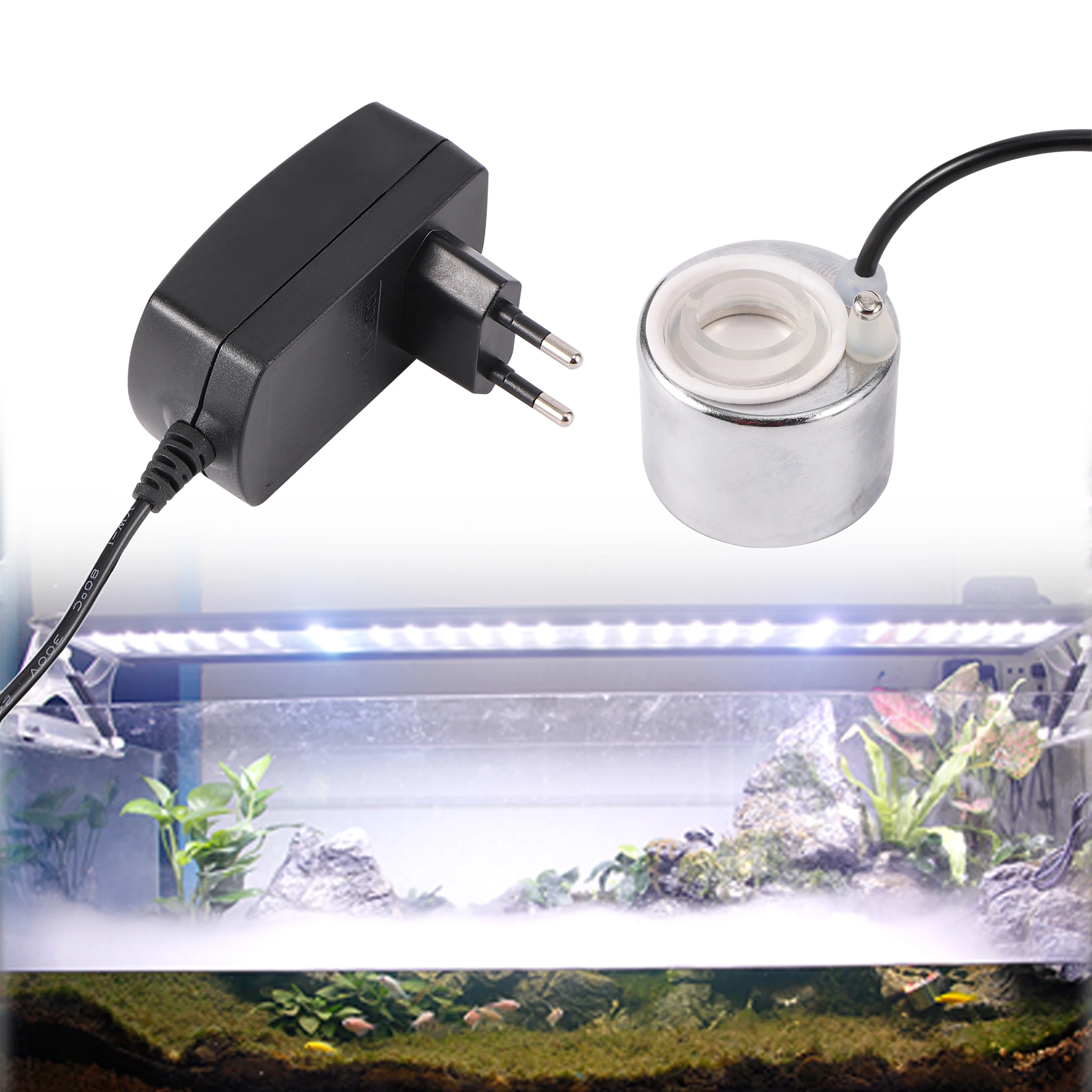 12 LED Industrial Incubator humidifier AC100-240V Ultrasonic Mist Maker Fogger Water Fountain Pond Atomizer Air Humidifier 2