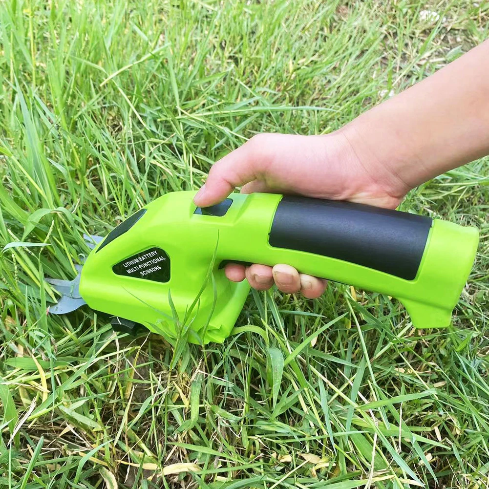 Cordless Grass Shear 7.2V 2 in 1 Cordless Electric Hedge Trimmer 2000mAh Battery Handheld Hedge Trimmer Grass Weeding Mower Tool 3