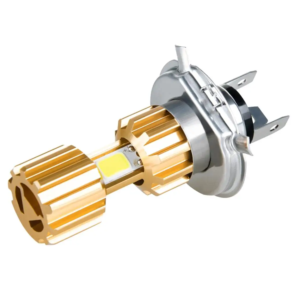 H4 Hs1 Faro Moto Led Cob Chip 3400Lm Sostituzione Accessori Lampada