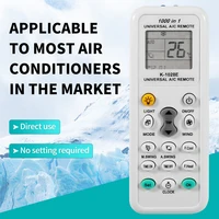 1000 en 1 télécommande universelle K-1028E AC numérique LCD pour climatiseur 5