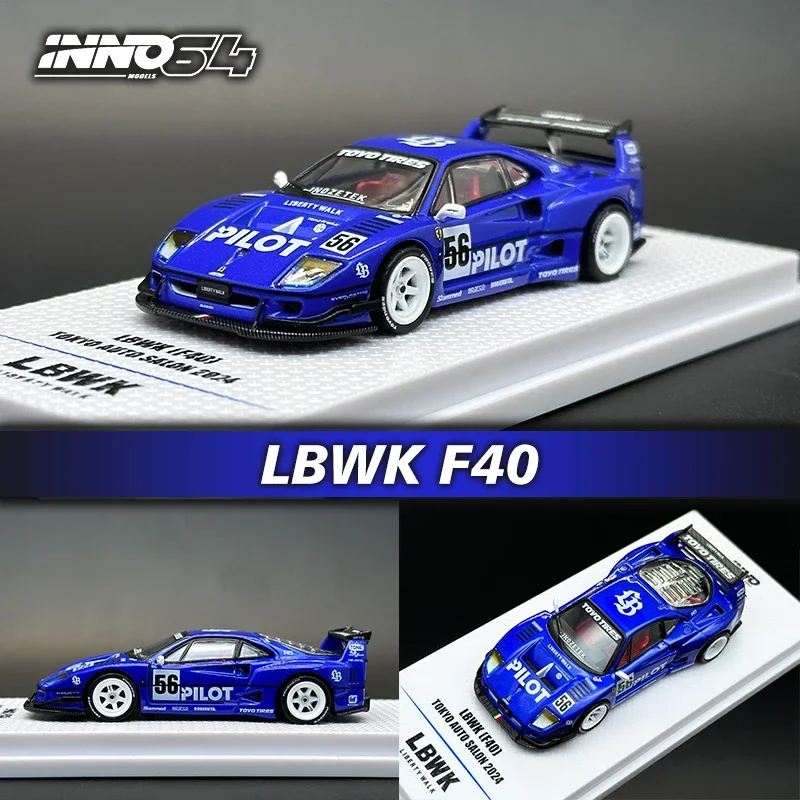 INNO 1:64 LBWK Ferrari F40 Tokyo Auto Salon 2024 Alloy