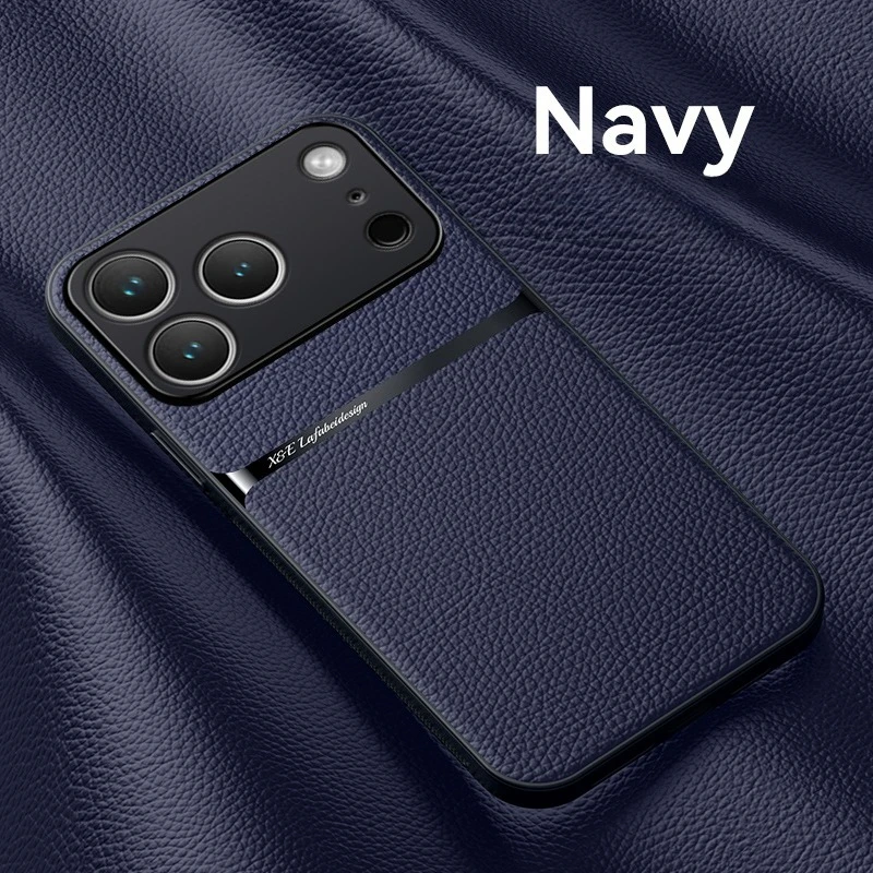 Luxury Shockproof Leather Magnetic Phone Case - Premium Back Cover