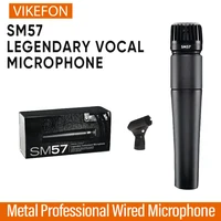 Metal SM57 Cardioid Dynamic Microphone For Stage Singing Professional Wired Microphone for Shure Karaoke BBOX Recording Vocal