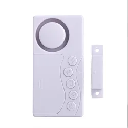 High - Volume Wireless Magnetic Door & Window Alarm - 108dB Home Security Sensor (Simple Type)