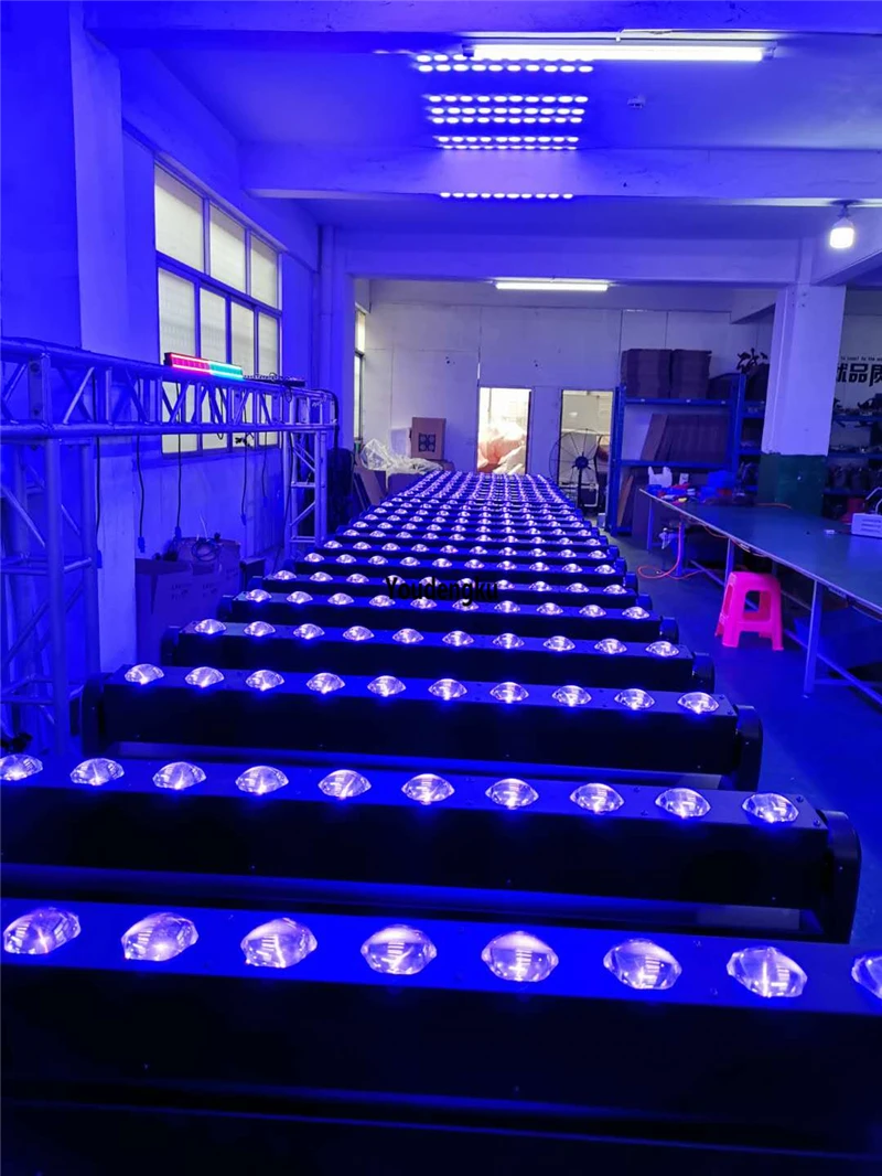 2 pieces 10x40w rgbw dmx led beam moving head bar light Party Dj stage led movin
