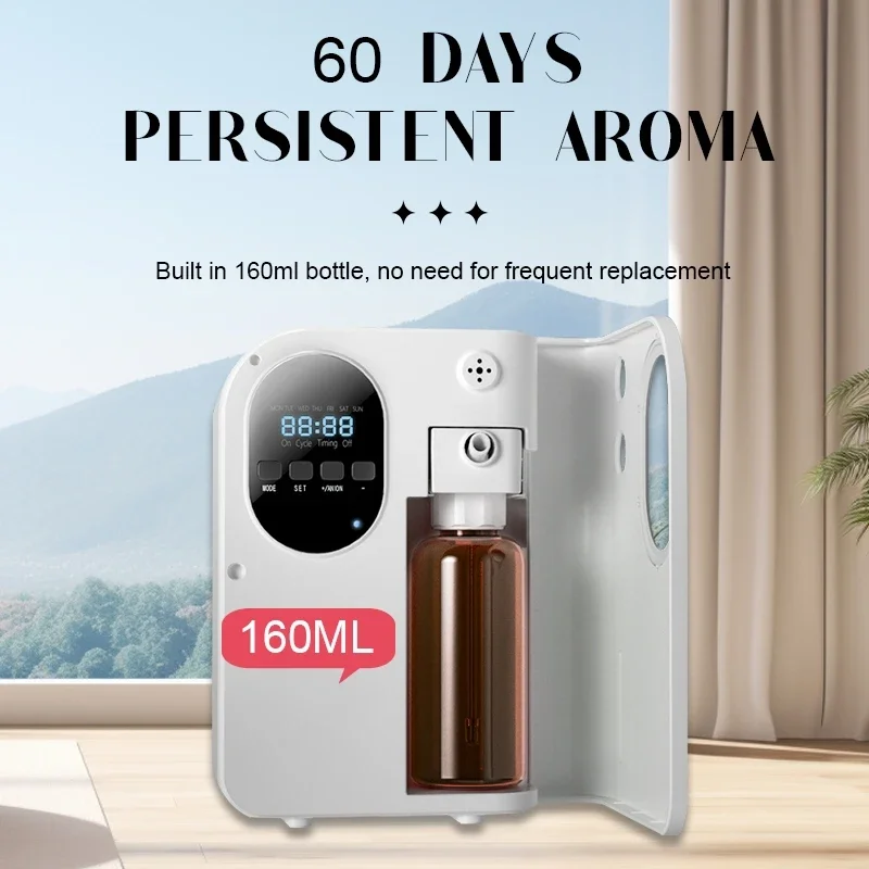 

300m³ Aroma Diffuser Electric Aromati Oasis 160ML Essential Oil Capacity Air Freshener Bluetooth Control Incense Burner