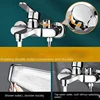 Shower faucet thickened mixing valve Shower shower set Bath tub mixing switch Triple hot and cold faucet 3
