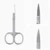 1PC Eyebrow Nose Hair Scissors For Women Men 3 Styles Multi-purpose Manicure Facial Trimming Small Nail Makeup Beauty Tools 2