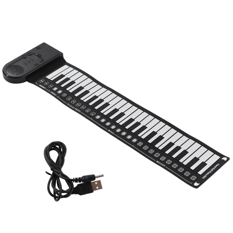 

Keyboard Piano Roll Up Electric Piano For Beginners Foldable 49 Keys Electronic Piano Durable