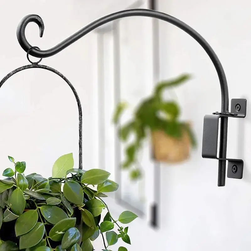 Hand-Forged Plant Hook Holding Plant Bracket For Outdoor Bird Baskets  Planter Pots Bird Feeder Lanterns Wind Chimes Outdoor - AliExpress