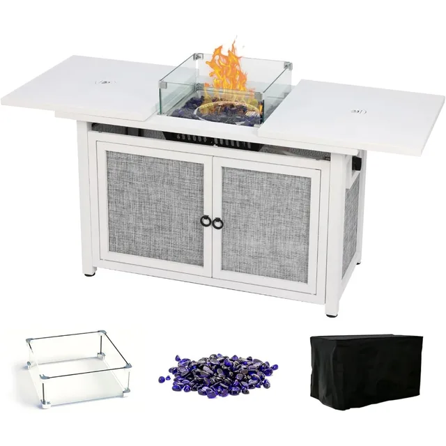 42-Inch Rectangular Propane Fire Pit Table 6