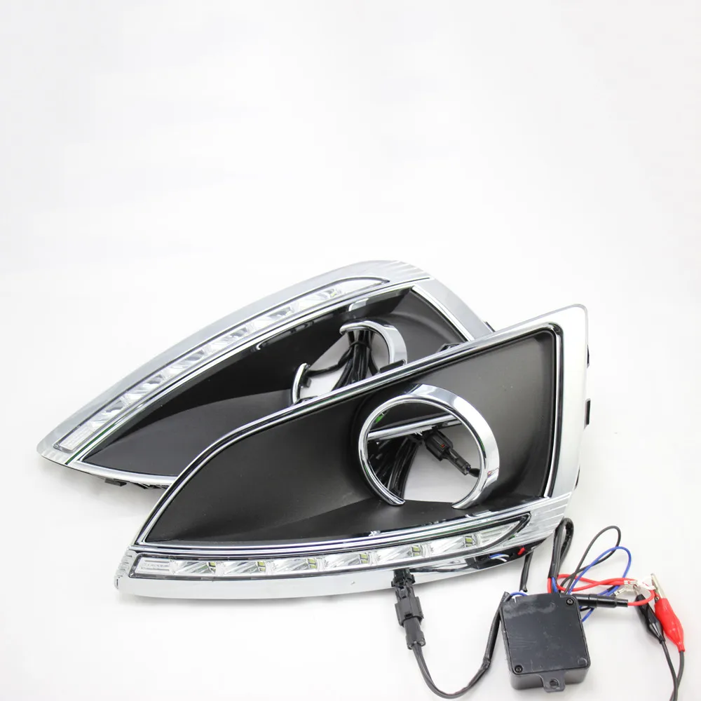 

new product daytime running lights For Hyundai Ix35 2010 - 2013 or Tucson Fuel Cell 2010-2017 led headlight accessory