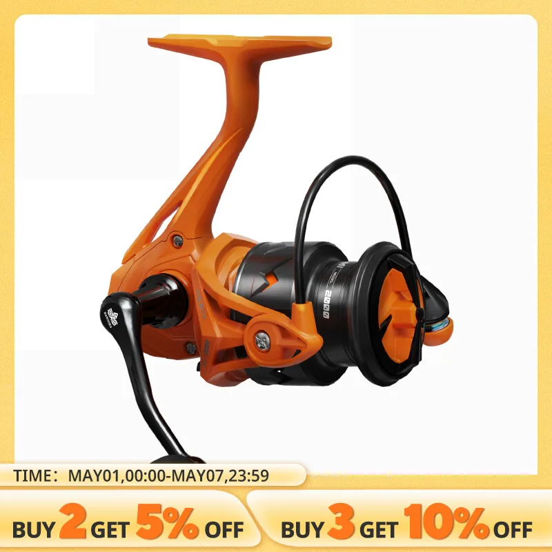 HANDING Spinning Fishing Reel 12KG Max Drag 5.2:1 Gear Ratio 7+1BB Long Casting Fishing Reel 2000~6000 Serious 3 Styles