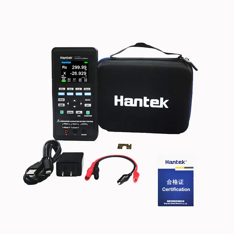 

Цифровой измеритель Hantek, Ручной Переносной Измеритель индуктивности и сопротивления, LCR hantek1832C Hantek1833C