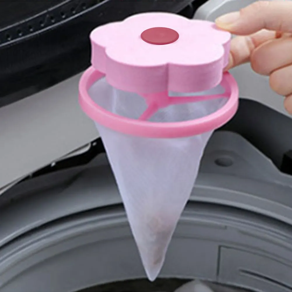 1-20pcs Floating Pet Fur Catcher Washing Machine Dog Hair Filter Mesh Bag Pet Hair Remover Laundry Hair Catcher Household Reusable Lint Hair Removal Catching Mesh Bag