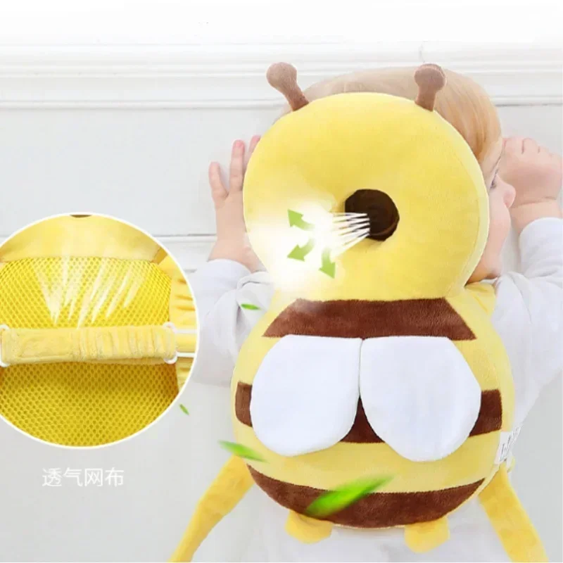Head Back Protector Baby Protect Pillow Learn Walk Head Protector Cushion Anti Fall Backward Cap Carry Cartoon Kids Safe Bibi 2