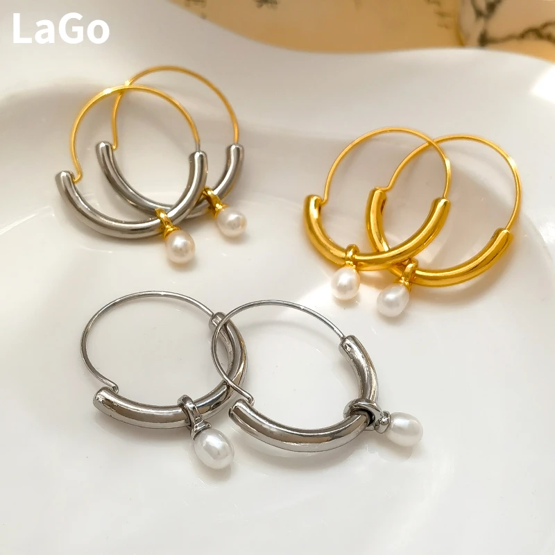 

Modern Jewelry Hot Selling Popular Simply Design Metal Earrings Can Be Separated To Two Wearing Jewelry For Women Party Gifts